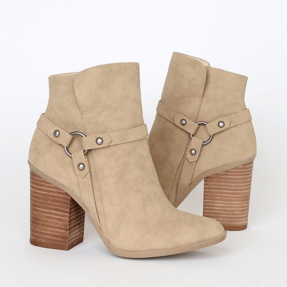 Lulus Tan Booties - Picture 2 of 8